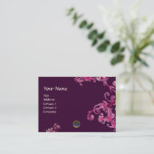 MAGIC BERRIES MONOGRAM gem blue Visitekaartje (Staand voorkant)