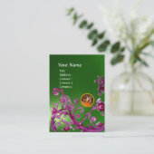MAGIC BERRIES MONOGRAM GEM emerald green sinaasapp Visitekaartje (Staand voorkant)