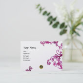 MAGIC BERRIES MONOGRAM gem gray platinum Visitekaartje (Staand voorkant)