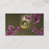 MAGIC BERRIES MONOGRAM GEM grijs Visitekaartje (Achterkant)