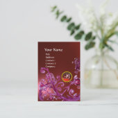 MAGIC BERRIES MONOGRAM GEM ruby red Visitekaartje (Staand voorkant)