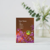 MAGIC BERRIES MONOGRAM GEM topaz oranje geel Visitekaartje (Staand voorkant)