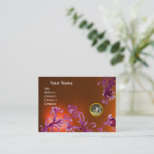 MAGIC BERRIES MONOGRAM, Grey Agate topaz sinaasapp Visitekaartje (Staand voorkant)