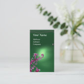 MAGIC BERRIES MONOGRAM groen Visitekaartje (Staand voorkant)