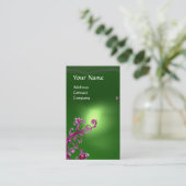 MAGIC BERRIES MONOGRAM groen Visitekaartje (Staand voorkant)