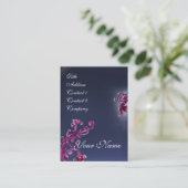 MAGIC BERRIES MONOGRAM paars rood blauw donker Visitekaartje (Staand voorkant)