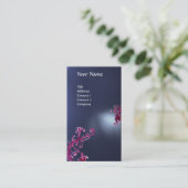 MAGIC BERRIES MONOGRAM paars Visitekaartje (Staand voorkant)