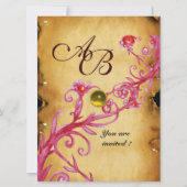 MAGIC BERRIES MONOGRAM Parchment Yellow topaz Kaart (Voorkant)