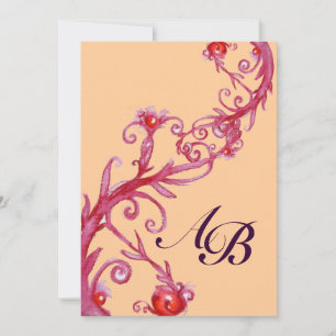 MAGIC BERRIES, MONOGRAM Red blu Kaart