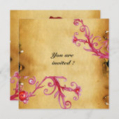 MAGIC BERRIES MONOGRAM WACHTZegelperkament Kaart (Voorkant / Achterkant)