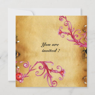 MAGIC BERRIES MONOGRAM WACHTZegelperkament Kaart