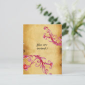 MAGIC BERRIES MONOGRAM WACHTZegelperkament Kaart (Staand voorkant)