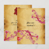 MAGIC BERRIES MONOGRAM WACHTZegelperkament Kaart (Voorkant / Achterkant)