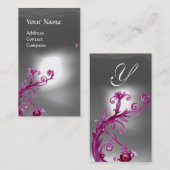 MAGIC BERRIES MONOGRAM white Visitekaartje (Voorkant / Achterkant)