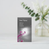 MAGIC BERRIES MONOGRAM white Visitekaartje (Staand voorkant)