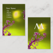 MAGIC BERRIES MONOGRAM yellow topaz Visitekaartje (Voorkant / Achterkant)