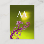 MAGIC BERRIES MONOGRAM yellow topaz Visitekaartje (Achterkant)