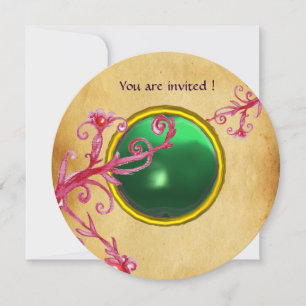 MAGIC BERRIES PARCHEMENT GEM green emerald Kaart