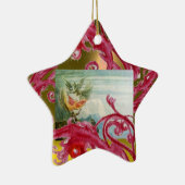 MAGIC BERRIES PHOTO TEMPLATE Red Ruby Keramisch Ornament (Rechts)