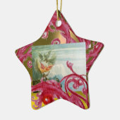 MAGIC BERRIES PHOTO TEMPLATE Red Ruby Keramisch Ornament (Links)