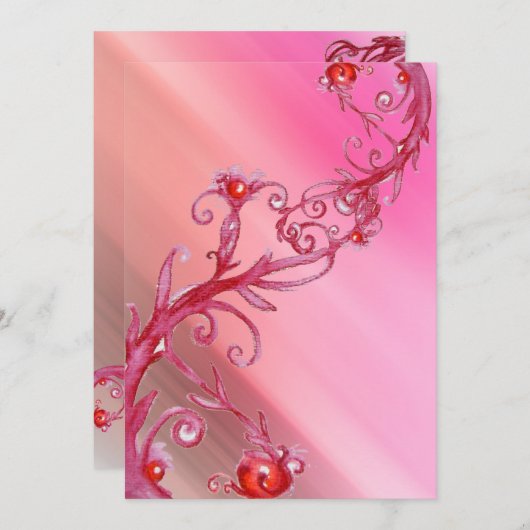 MAGIC BERRIES, rode witte zijde Kaart (Voorkant / Achterkant)