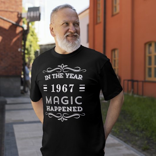Magic Birthday Custom Jaar T-shirt