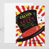 Magic Birthday Kaart (Voorkant / Achterkant)