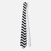 Magic Black Stripe Stropdas (Voorkant)