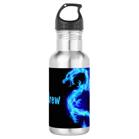 Magic Blue Dragon Waterfles (Voorkant)