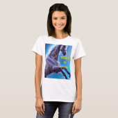 magic blue horse t-shirt (Voorkant volledig)