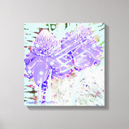 Magic Blue Water Rozen Canvas Afdruk