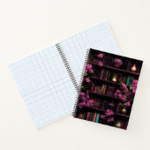 Magic Boekenplank Bibliotheek Roze Notitieboek (Binnen)