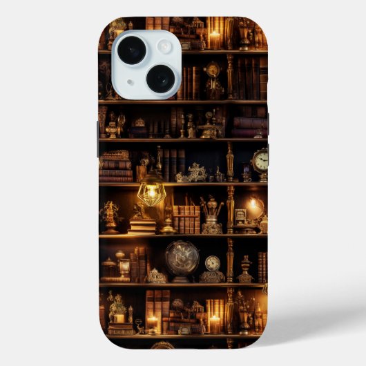 Magic Boekenplank Steampunk Case-Mate iPhone Case (Achterkant)