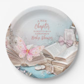 Magic Boho Storybook Baby shower Papieren Bordje (Voorkant)