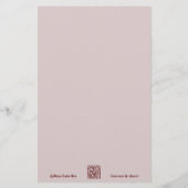 Magic Book Insert Rood Abra-Cada-Bra Stationery Briefpapier (Achterkant)