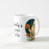 Magic Brew Bloemen Vrouw Mok (Voorkant rechts)