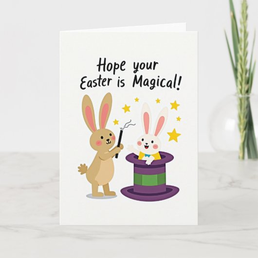 Magic Bunnies Holiday Card Kaart (Voorkant)