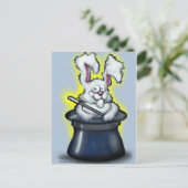 Magic Bunny Briefkaart (Staand voorkant)