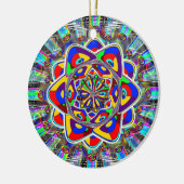 Magic Button Ketting of Keramisch Ornament (Links)