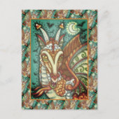 MAGIC CANDY CORN DRAGON, HALLOWEEN FANTASY BEAST FEESTDAGENKAART (Voorkant)