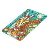 MAGIC CANDY CORN DRAGON, HALLOWEEN FANTASY BEAST MAGNEET (Linkerzijde)