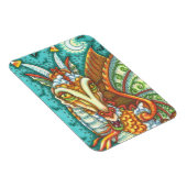 MAGIC CANDY CORN DRAGON, HALLOWEEN FANTASY BEAST MAGNEET (Rechterzijde)