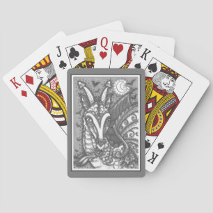 MAGIC CANDY CORN DRAGON, HALLOWEEN FANTASY BEAST POKERKAARTEN