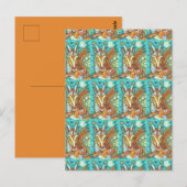 MAGIC CANDY CORN DRAGON, HALLOWEEN FANTASY BRIEFKAART (Voorkant / Achterkant)