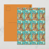 MAGIC CANDY CORN DRAGON, HALLOWEEN FANTASY BRIEFKAART (Voorkant / Achterkant)