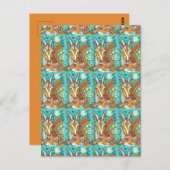 MAGIC CANDY CORN DRAGON, HALLOWEEN FANTASY BRIEFKAART (Voorkant / Achterkant)