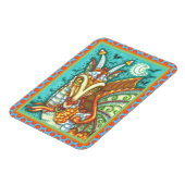 MAGIC CANDY CORN DRAGON, HALLOWEEN FANTASY MAGNEET (Linkerzijde)