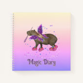 Magic capyfairy notitieboek (Voorkant)