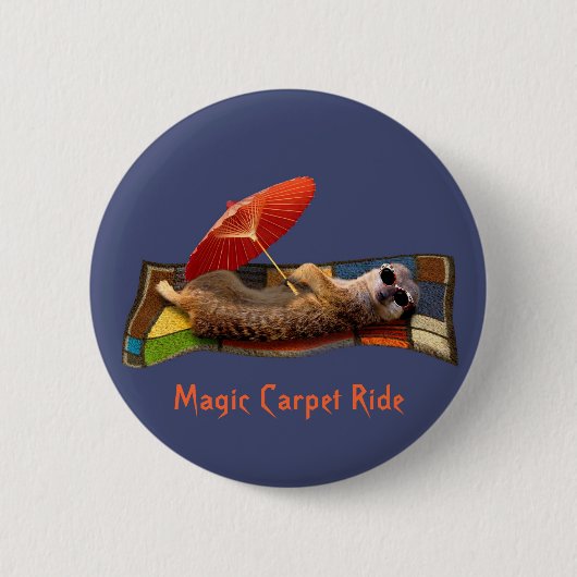 Magic Carpet Ride-badge Ronde Button 5,7 Cm (Voorkant)