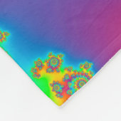 Magic Carpet Vortex Fractal Fleece Deken (Hoek)